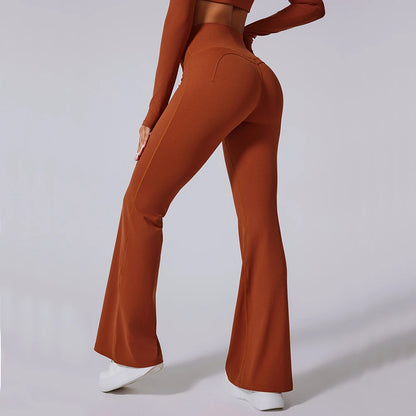 Goldensky Flow – Le Legging Évasé Sculptant qui Respire le Mouvement